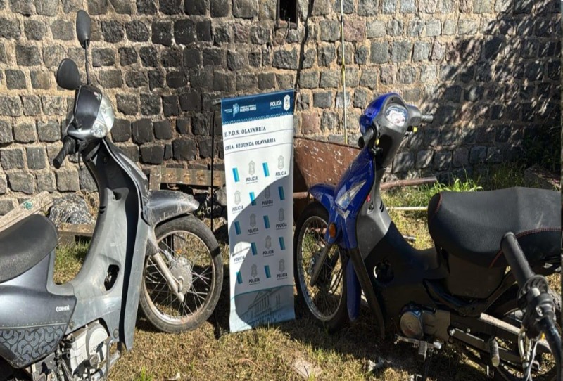 Dos menores involucrados en hurtos de motocicletas
